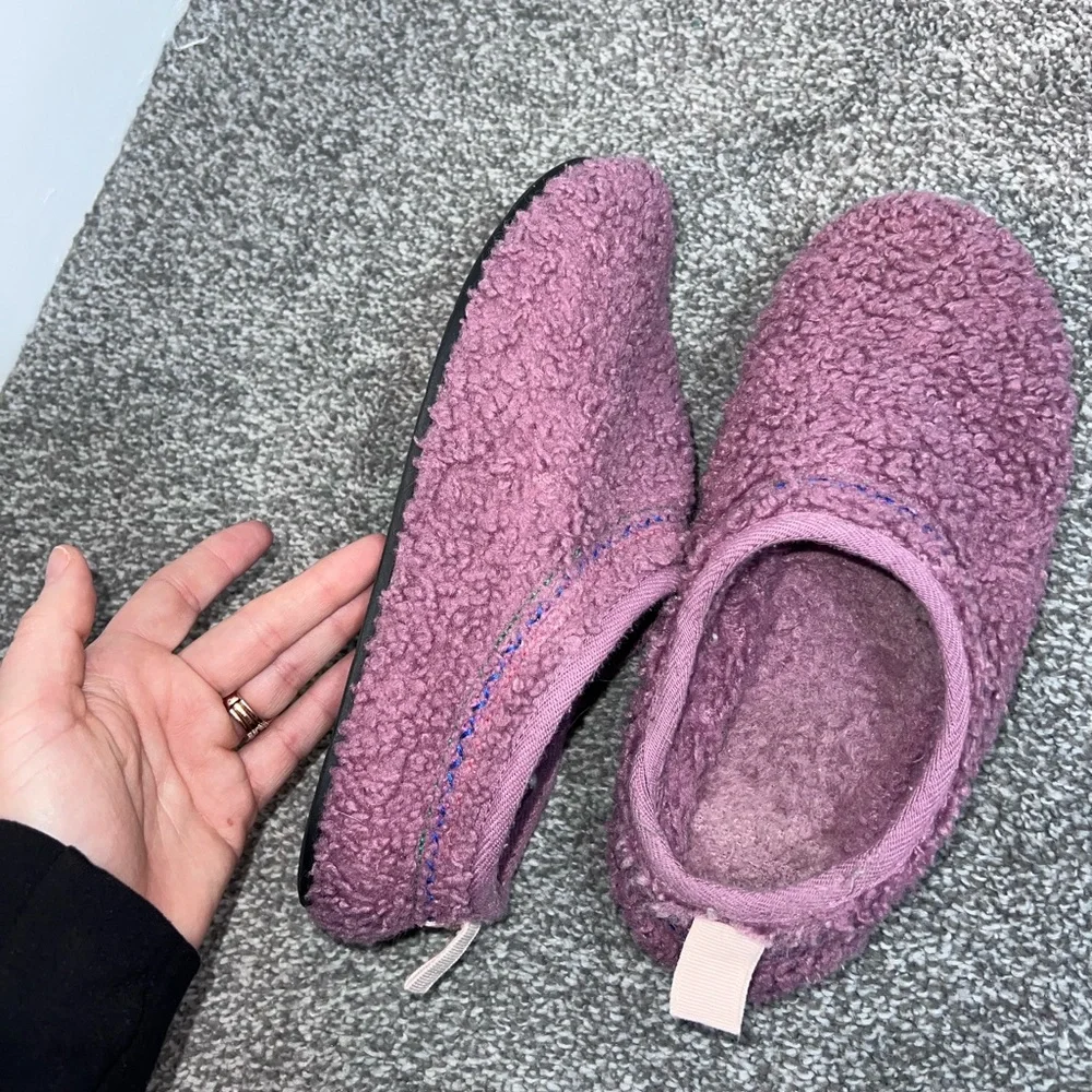 Bombas Sunday Slippers In Mauve Sherpa size 8 - Picture 9 of 10
